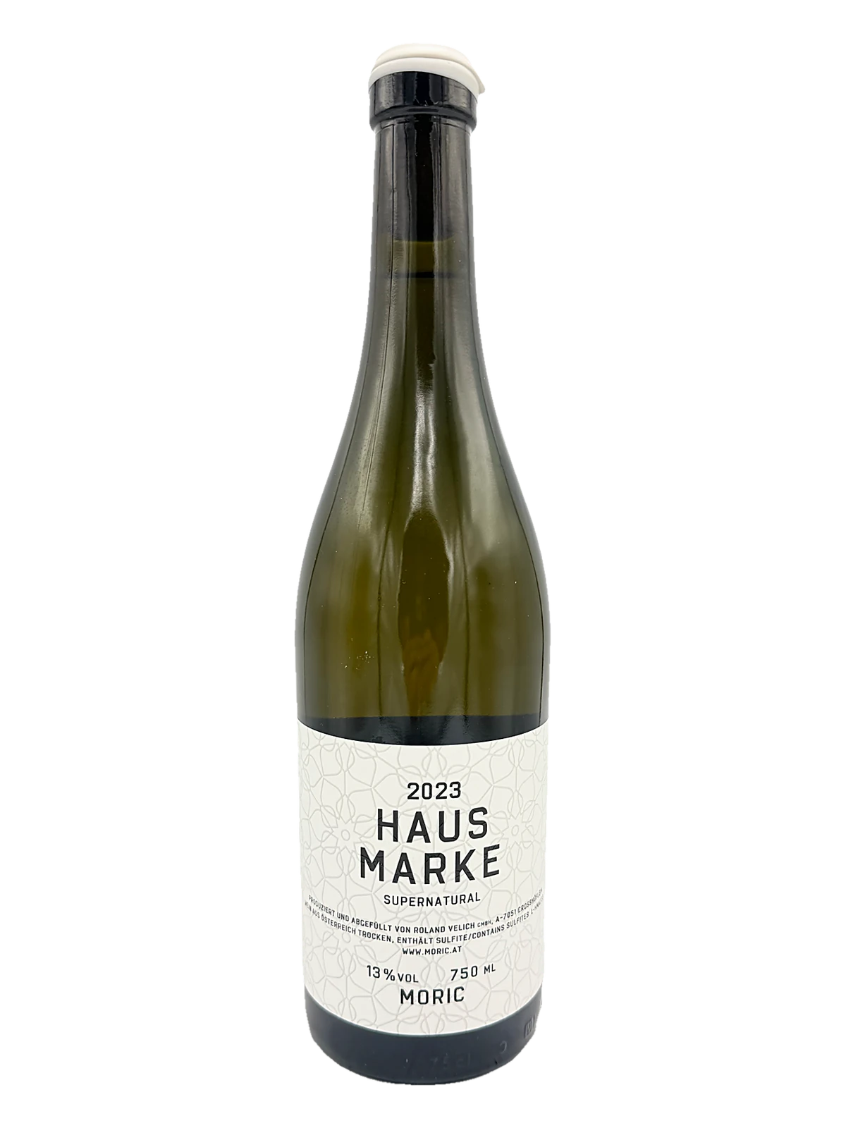 Moric, Hausmarke Supernatural weiss, 2023 bottle