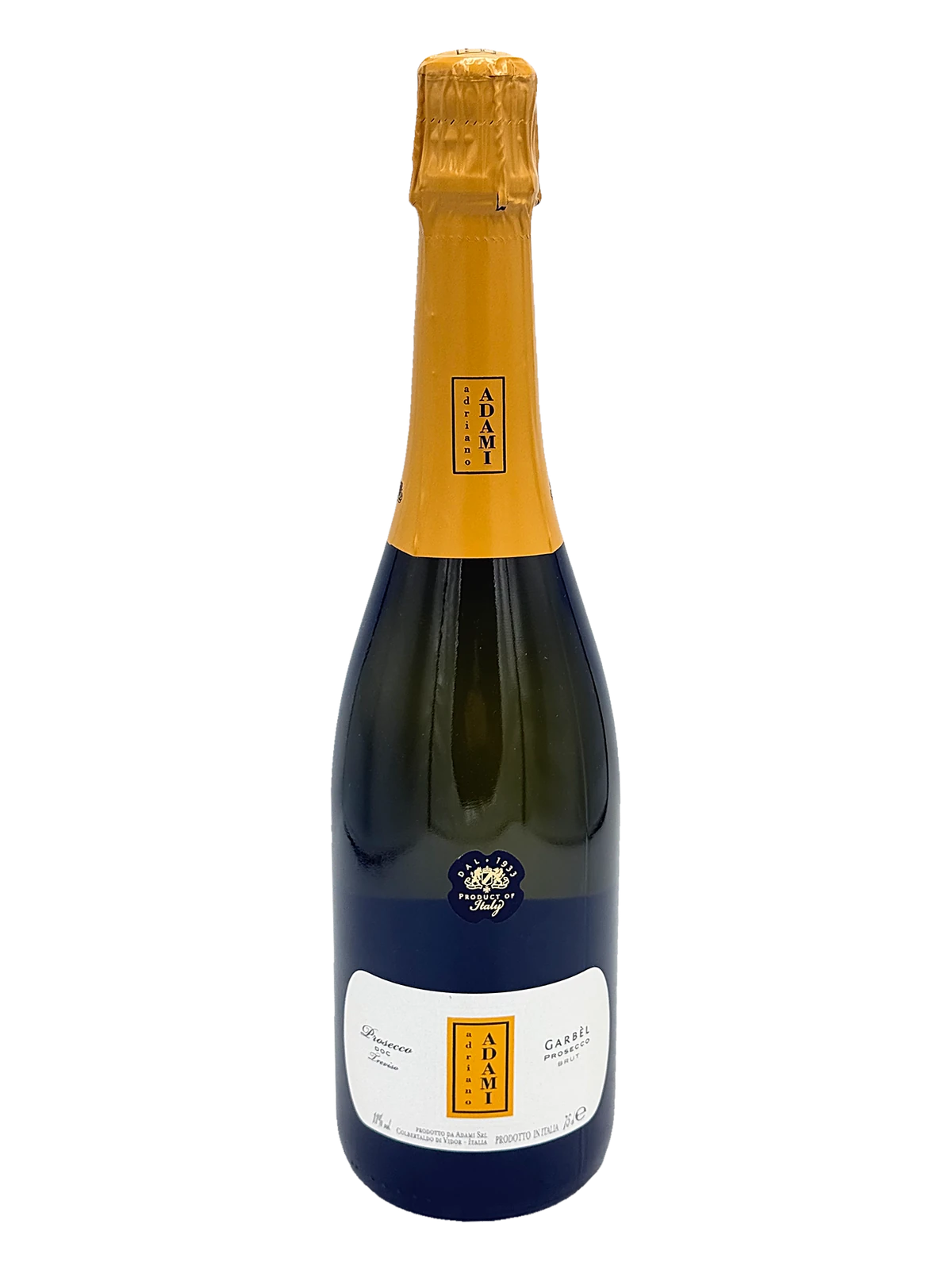 Adami, Garbèl Prosecco Treviso Brut, NV bottle