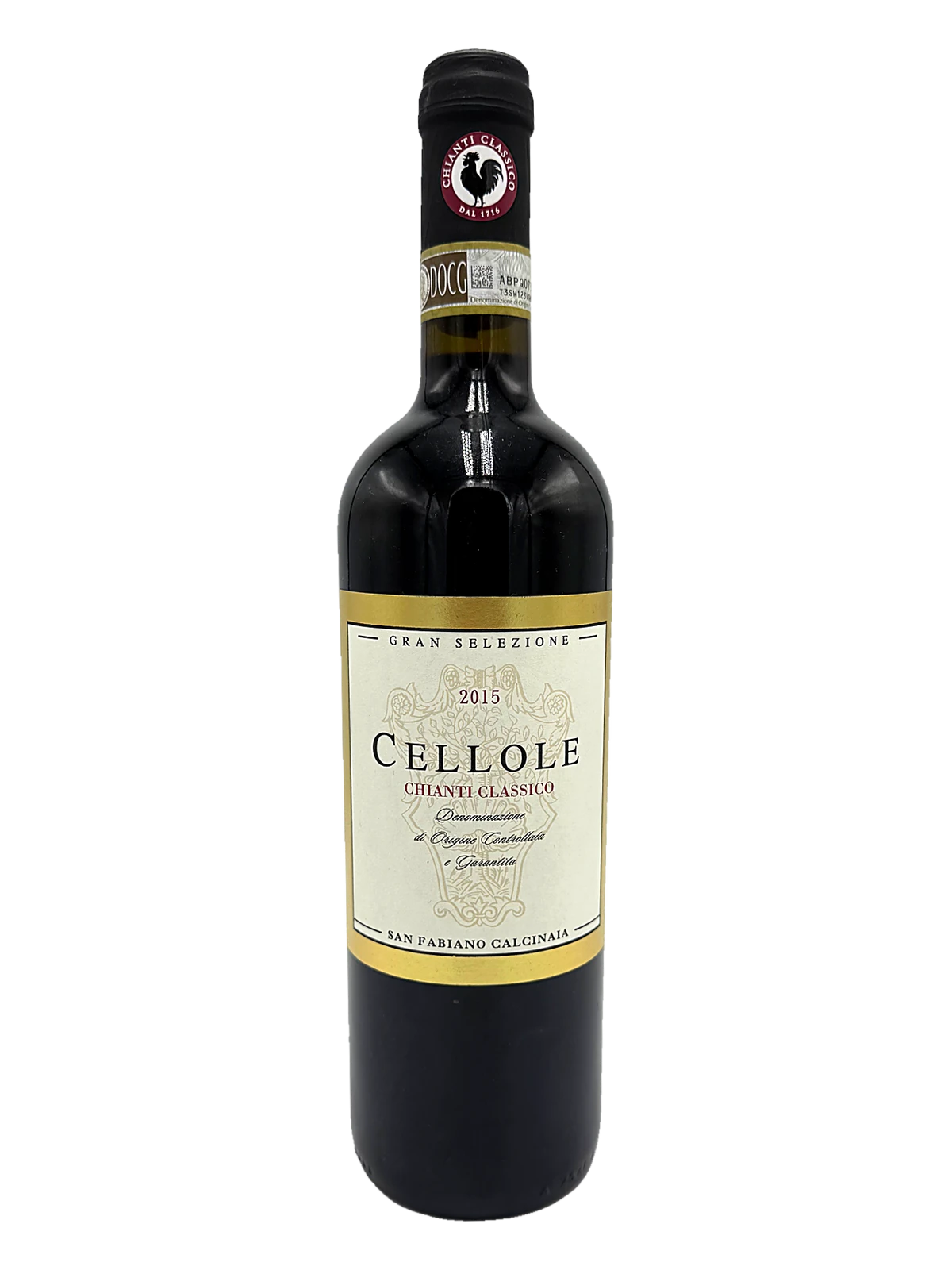 San Fabiano Calcinaia, Cellole Gran Selezione, 2015 bottle