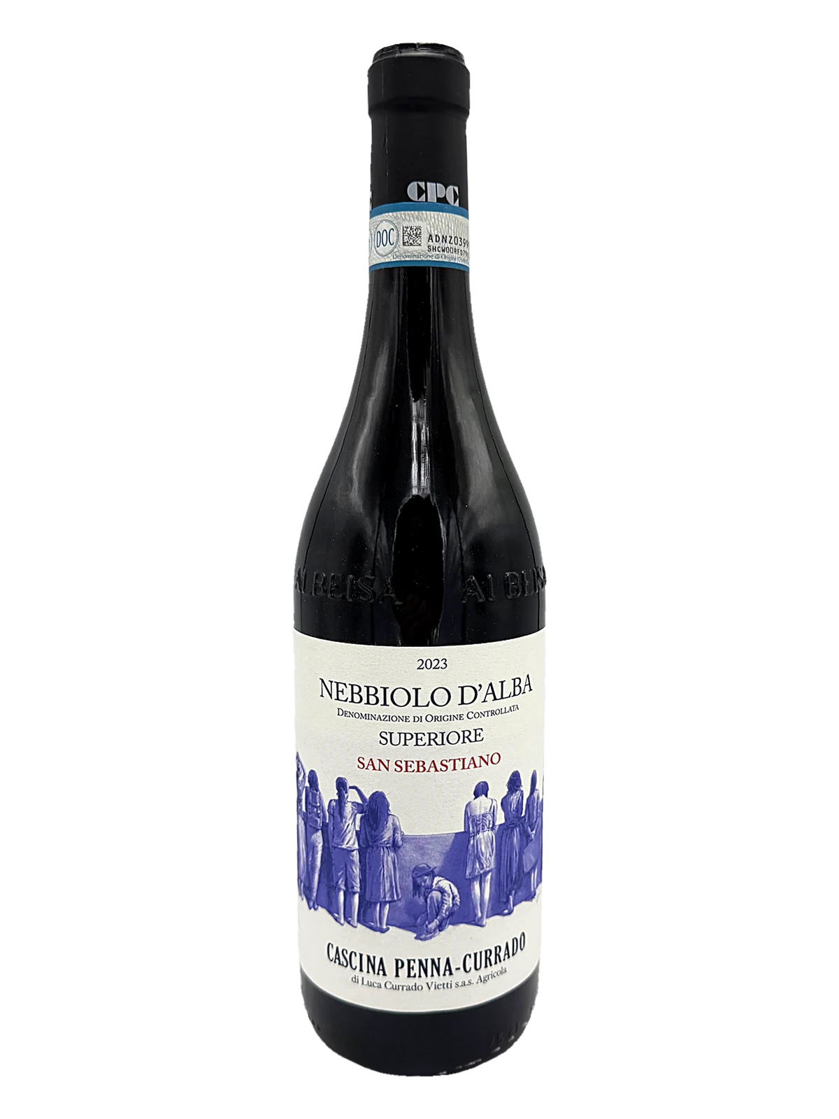 Cascina Penna-Currado, Nebbiolo d'Alba Superiore San Sebastiano, 2023 bottle