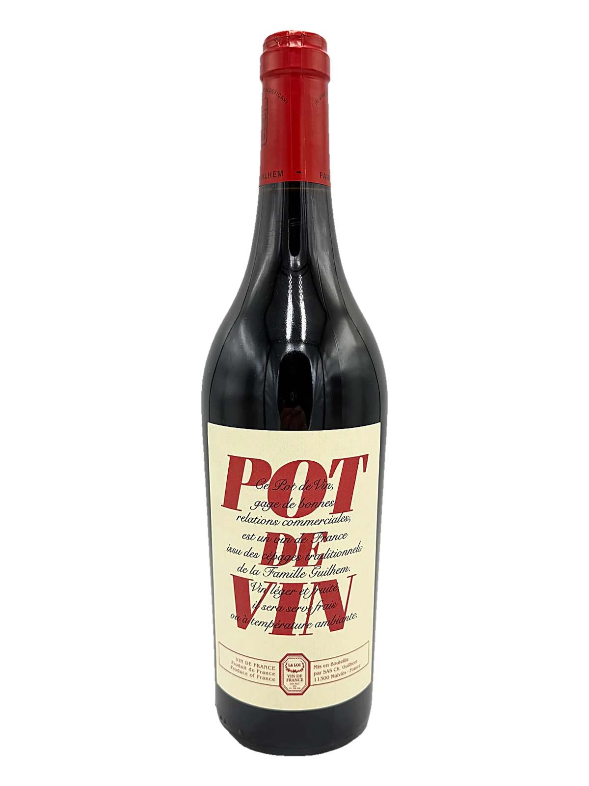 Château Guilhem, Merlot « Pot de Vin » bottle