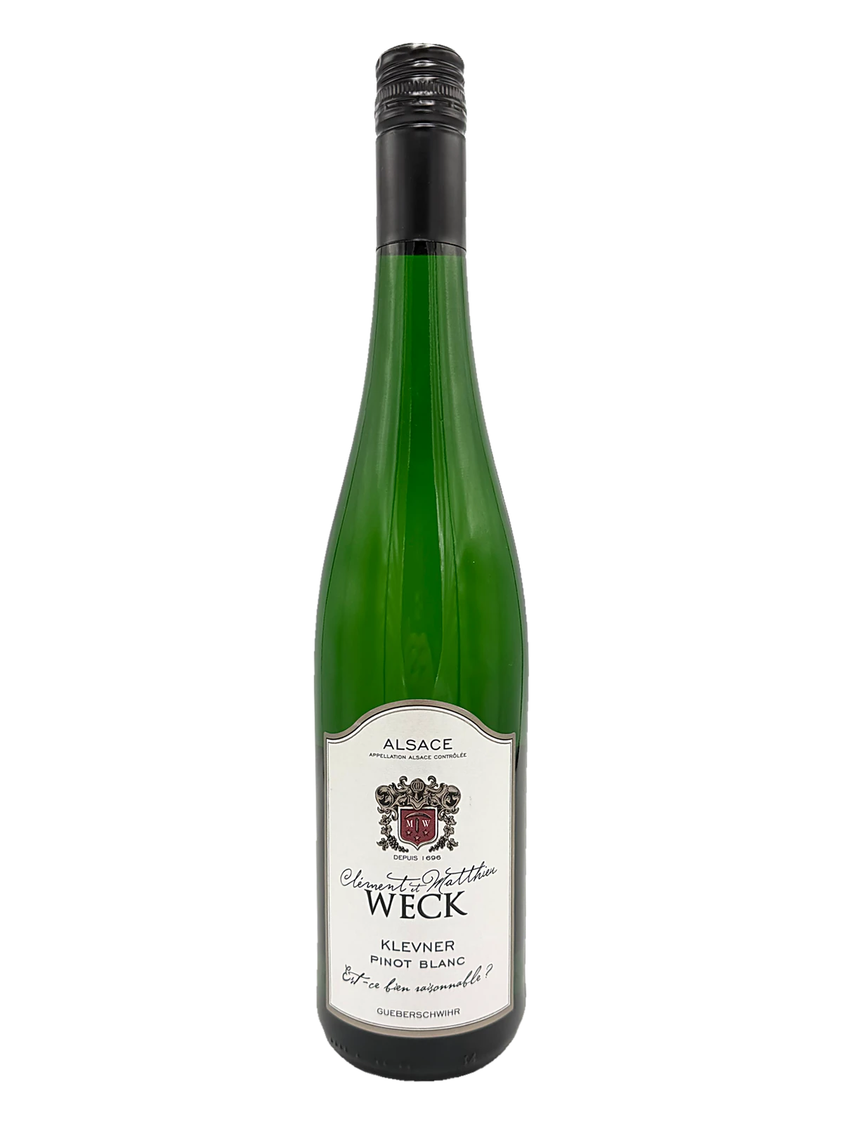 Domaine Clément et Matthieu Weck, Klevner Pinot Blanc « Est-ce bien raisonnable ! » bottle