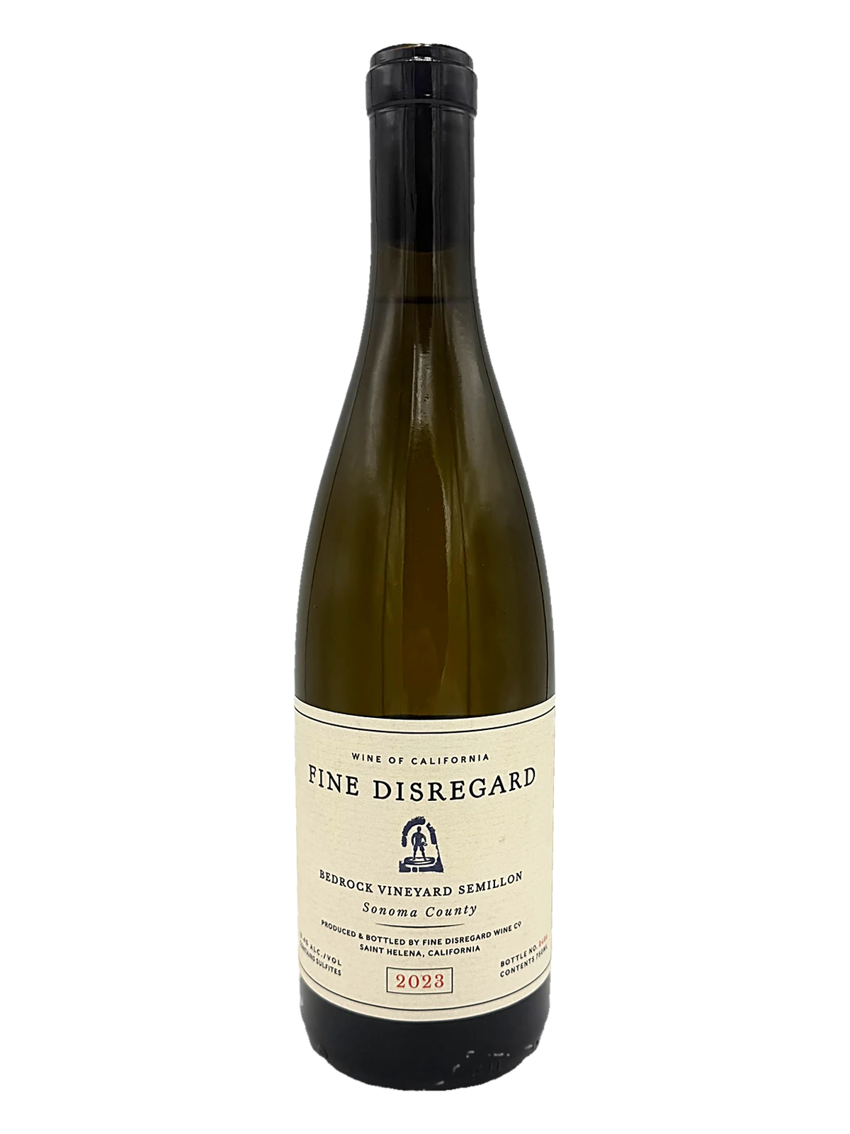 Fine Disregard, Bedrock Vineyard Semillon, 2023 bottle