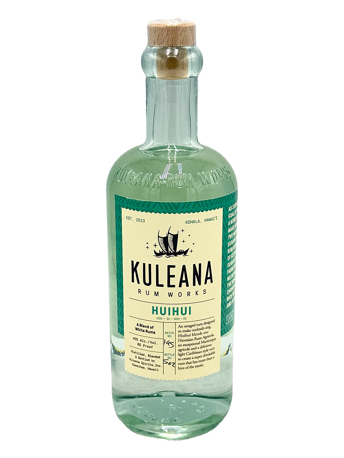Rum Kuleana Huihui White 750