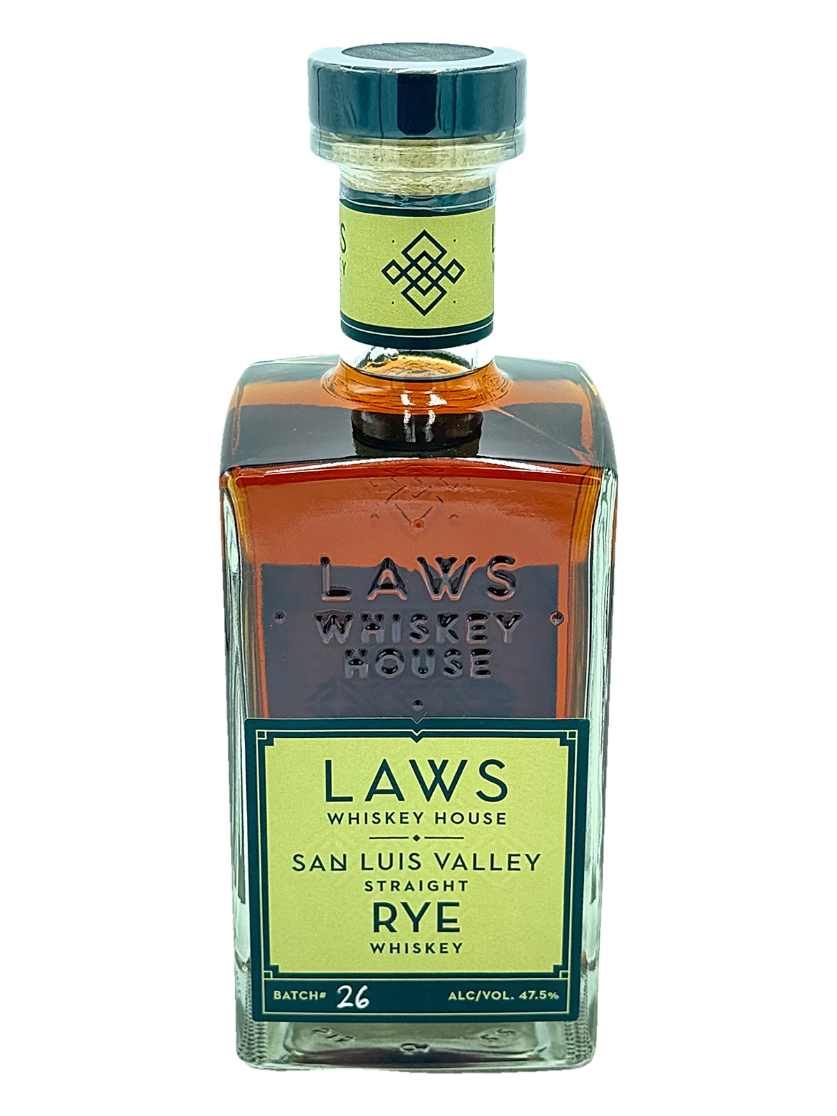 Whiskey Laws Rye San Luis Vly 750